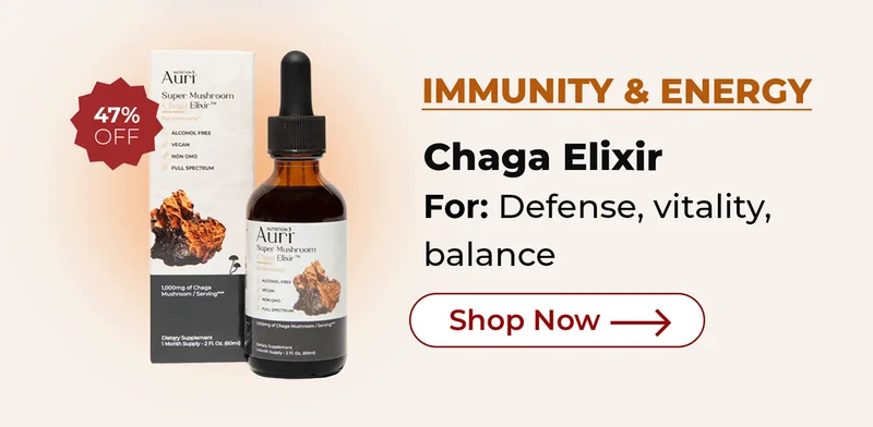 IMMUNITY & ENERGY Chaga Elixir For: Defense, vitality, balance. Shop Now