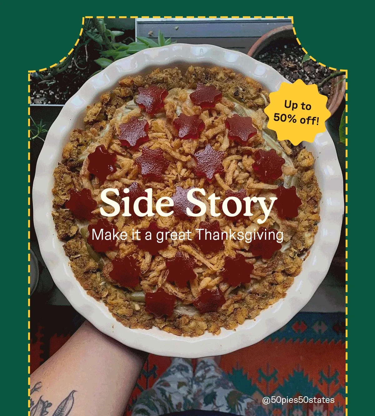 Side Story. Make it a great Thanksgiving.