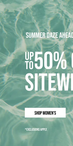 Up to 50% off Sitewide Shop Women's