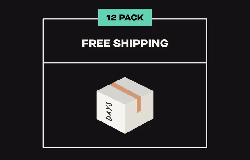12 pack. free shipping