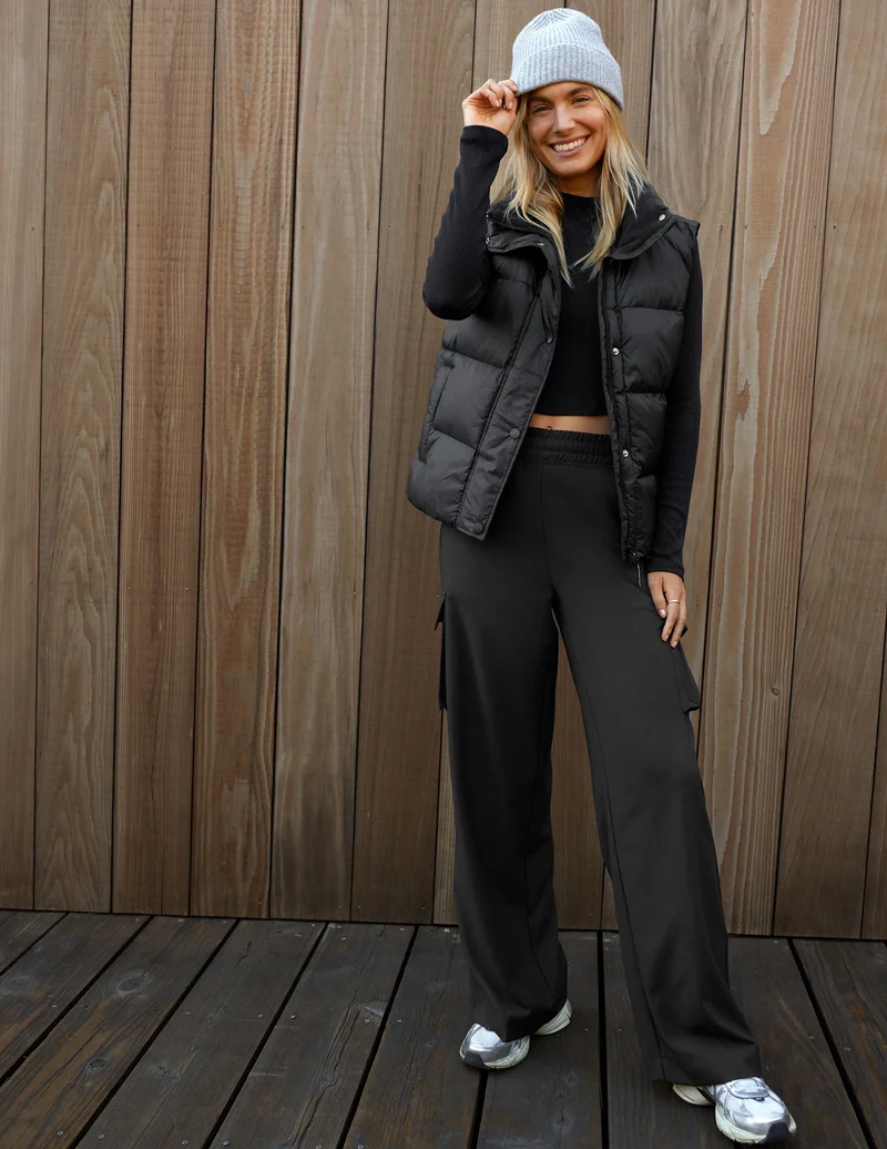 Image of City Chic Wide Leg Cargo Pant