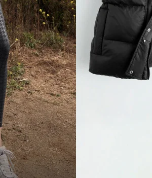 Big Cozy Puffer Vest in Black