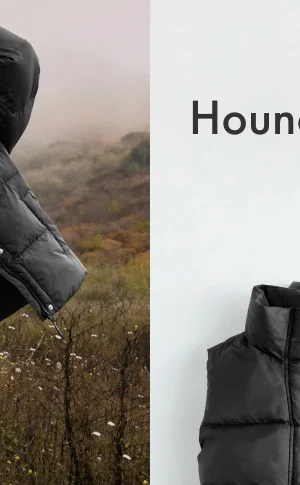 Big Cozy Puffer Vest in Black