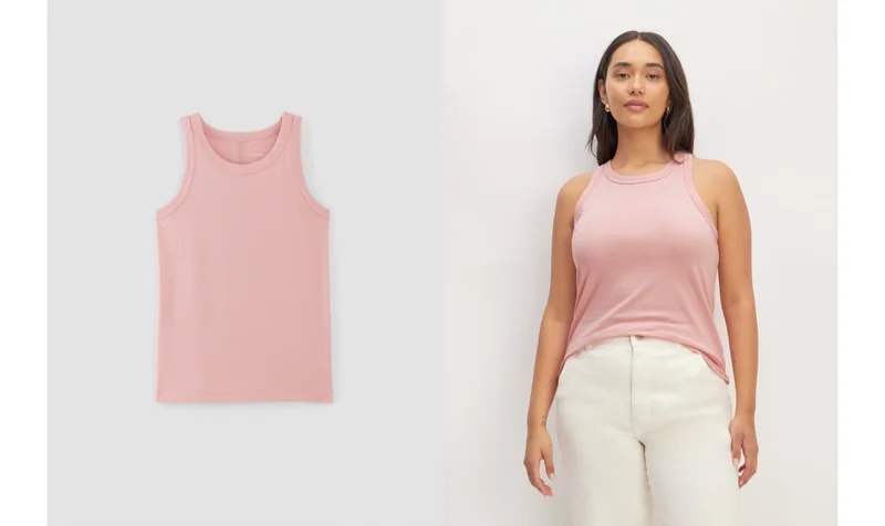 [image]The Organic Cotton Cutaway Tank