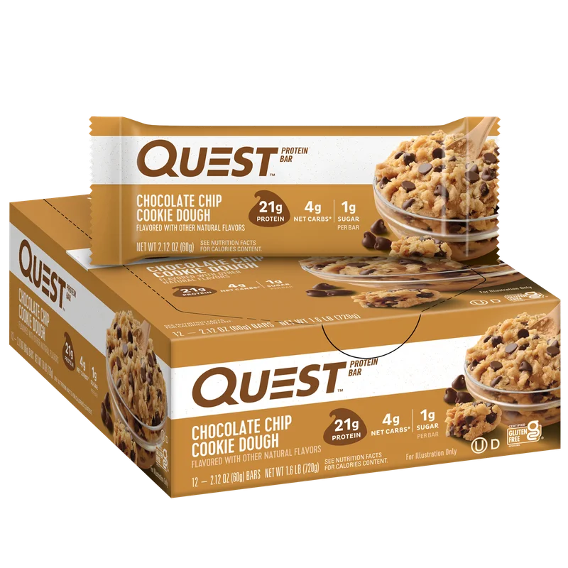 Image of Chocolate Chip Cookie Dough Protein Bars