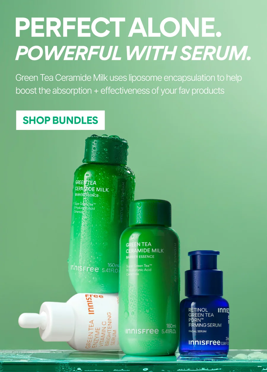 NEW GREEN TEA CERAMIDE MILK BUNDLES