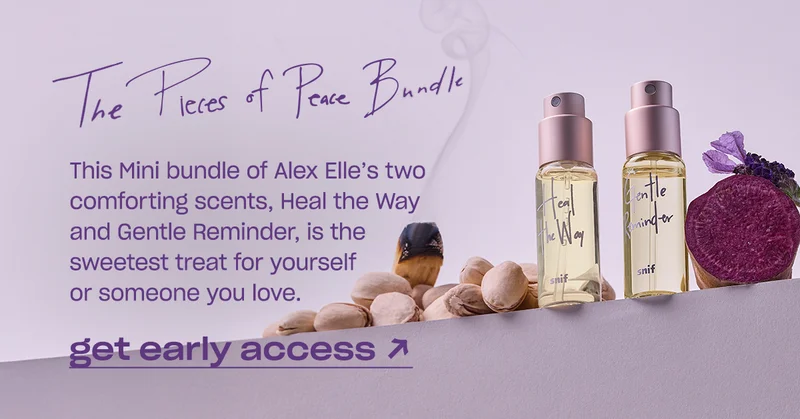 This Mini bundle of Alex Elle’s two comforting scents, Heal the Way and Gentle Reminder, is the sweetest treat for yourself or someone you love.