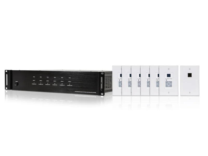 Monoprice 6-Zone Home Audio Multizone Controller and Amplifier Kit