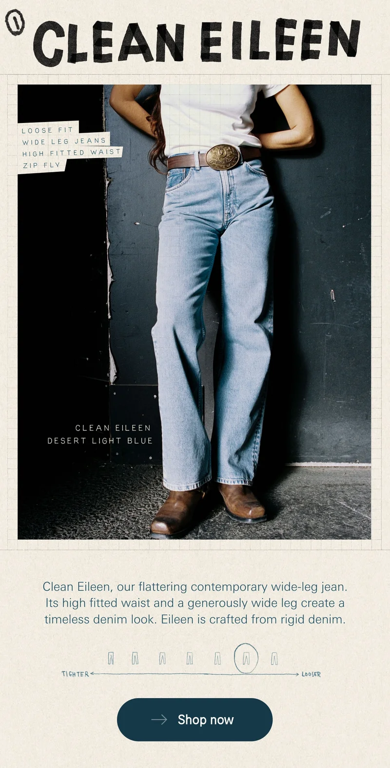 Clean Eileen Desert Light Blue