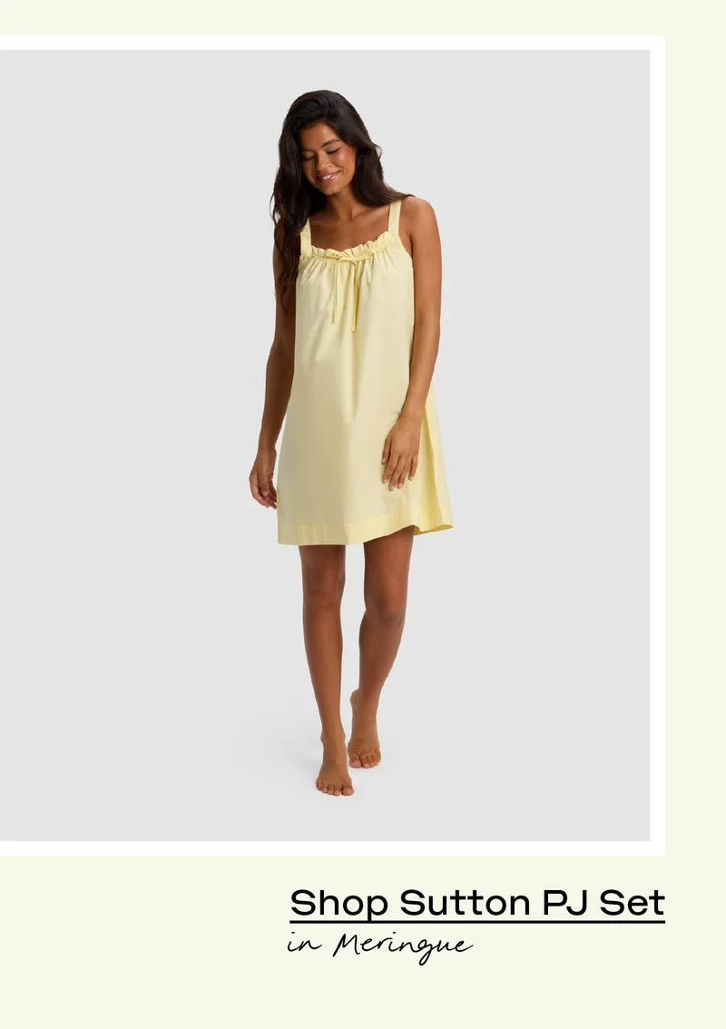 Shop Sutton PJ Set in Meringue