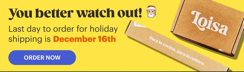 You better watch out! 🎅🏼 Last day to order for holiday shipping is December 16th!