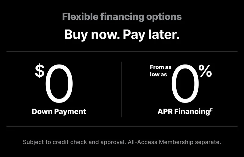 Flexible financing options