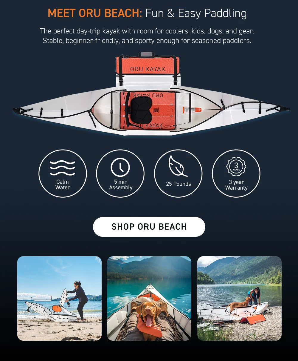 Meet Oru Beach: Fun & Easy Paddling