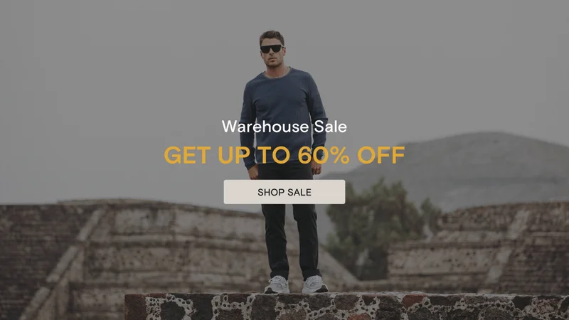Warehouse Sale Get up to 60% OFF