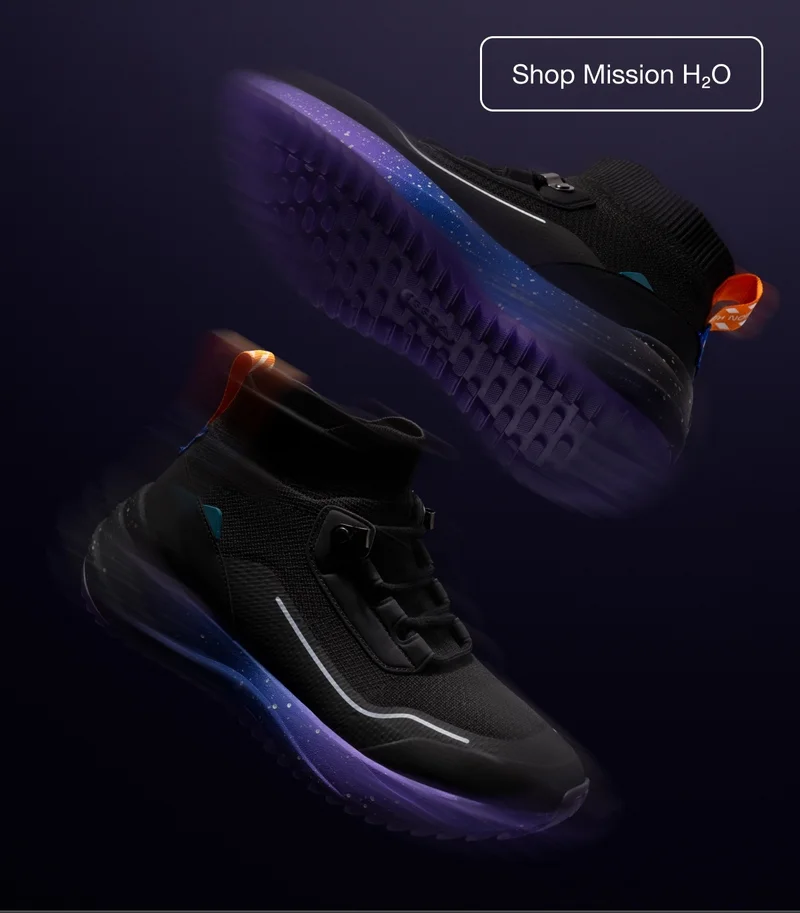 Shop Mission H20. Graphic of the brand new limited edition Nasa-inspired Stormbursts.