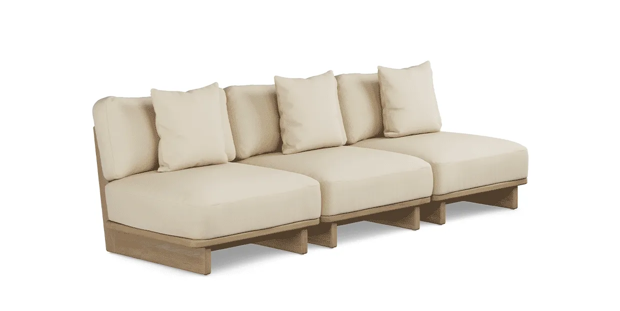 Take everything we just said about the Daphne Outdoor Coffee and Side Table Set, then add the appeal of pillowy cushions to the mix.