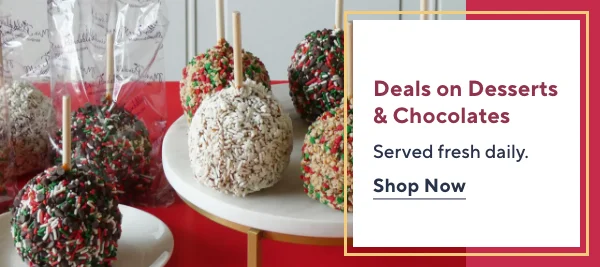 deals on desserts and chocolates