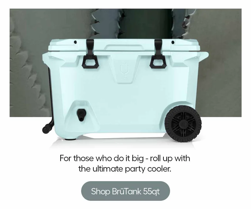 For those who do it big - roll up with the ultimate party cooler. - Shop BrüTank 55qt