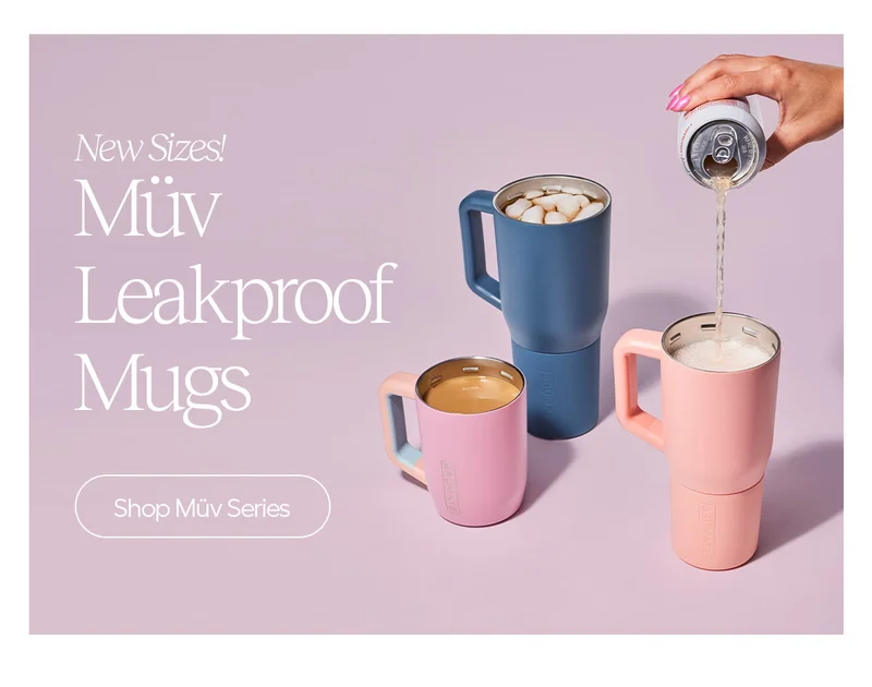 New Sizes! Müv Leakproof Mugs - Shop Müv Series