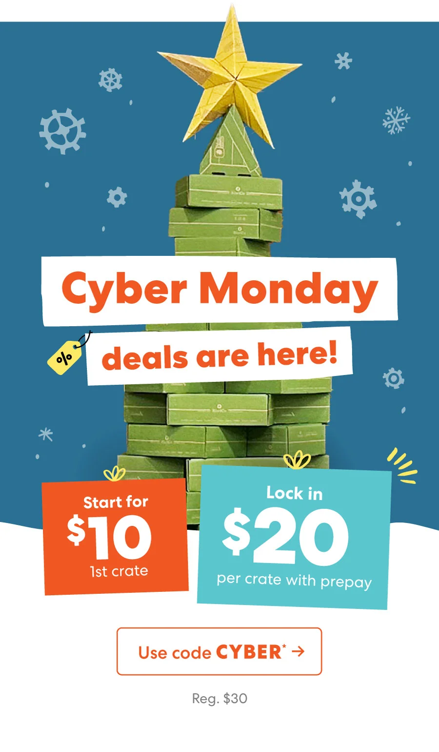 Cyber Monday deals are here! Use code CYBER