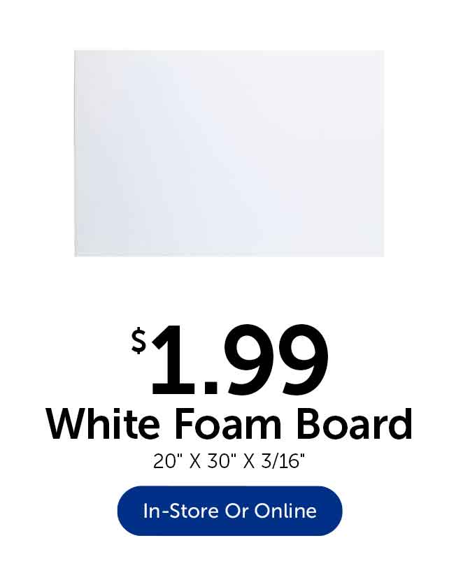 White Foam Board