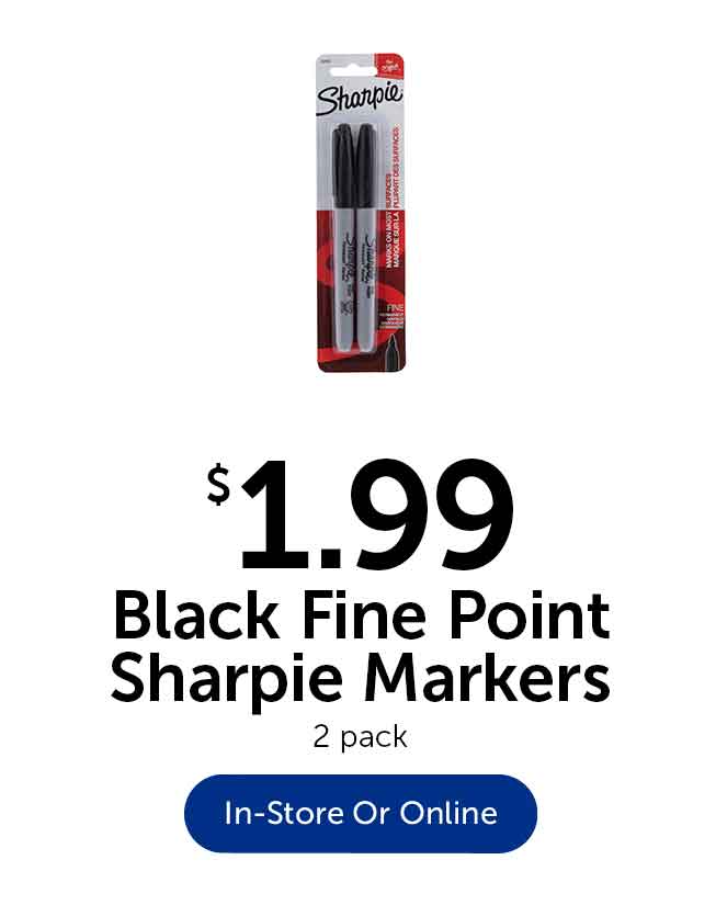 Black Sharpie Markers