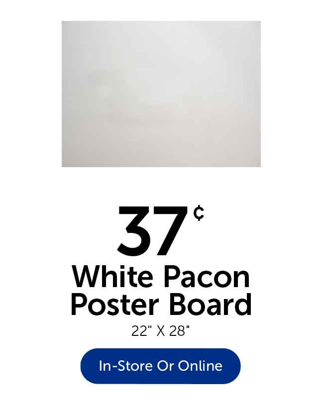 White Poster Board