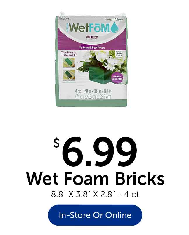 Wet Foam Bricks
