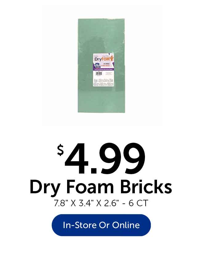 Dry Foam Bricks