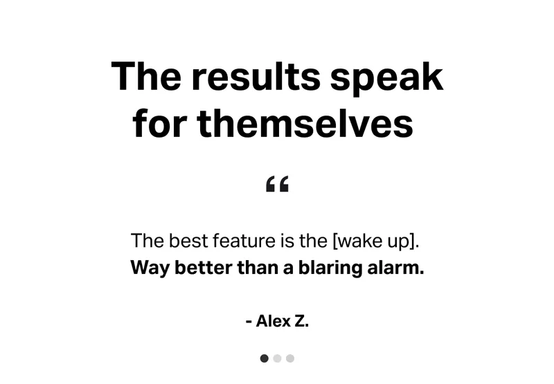 The results speak for themselves