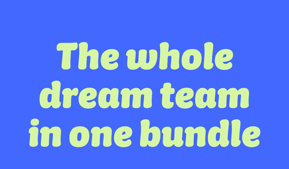 The whole dream team in one bundle