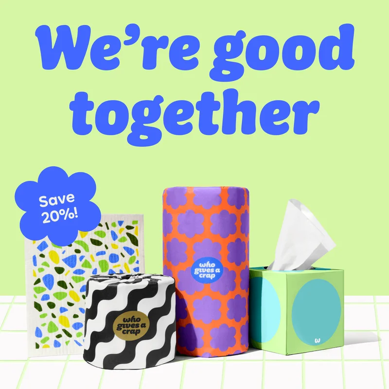 We're good together. Save 20%!