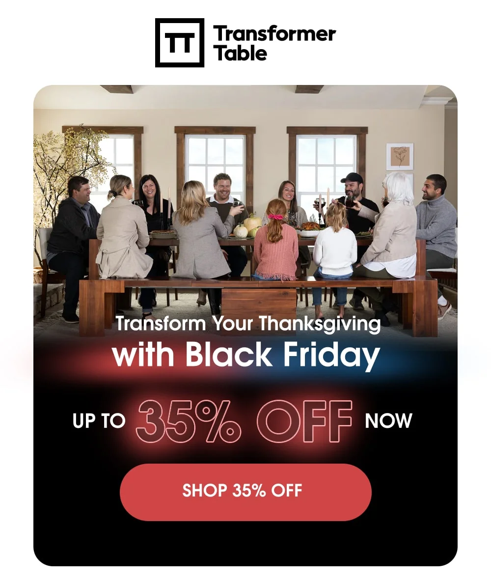 Transform your dining experience with stackable chairs and a unique extendable table design