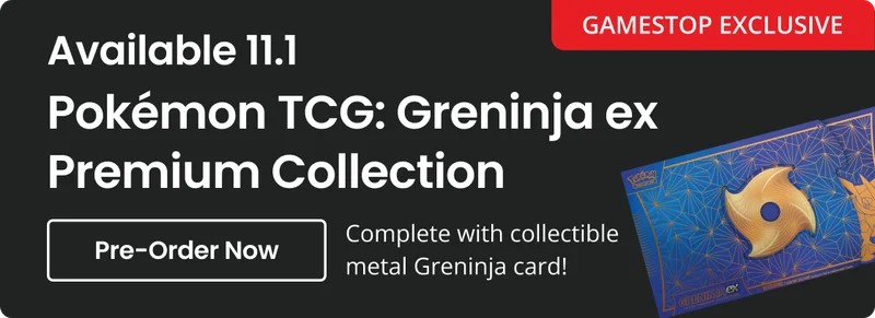 Available 11.1 Pokemon TCG Greninja ex Premium Collection - Pre-Order Now