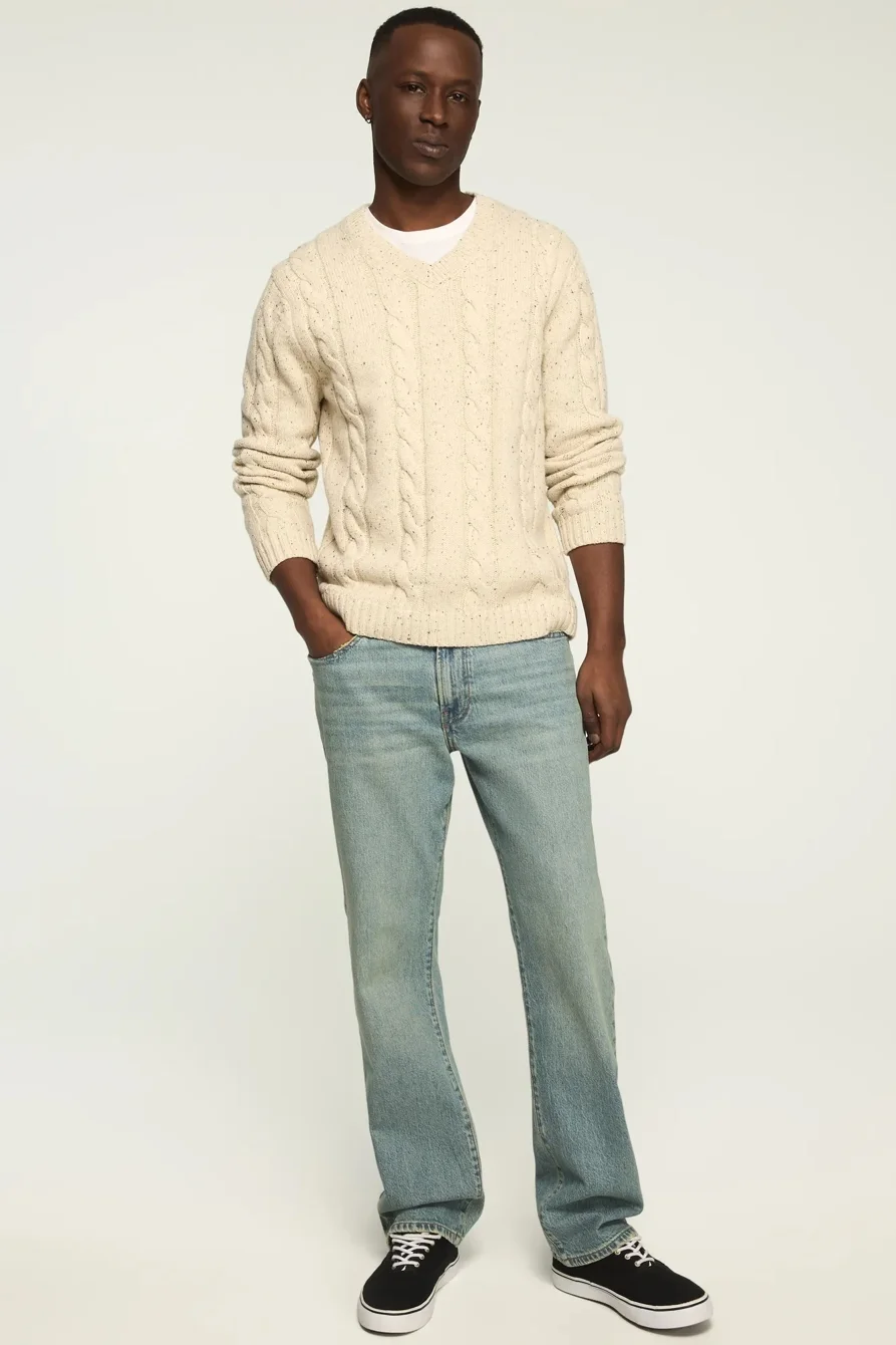 Image of Lucky Brand 363 Vintage Straight - Men's Pants Denim Straight Leg Jeans in Supernova