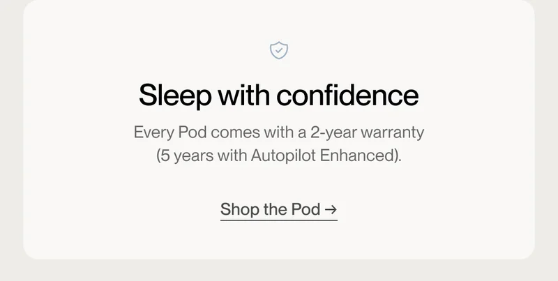 Sleep with confidence
