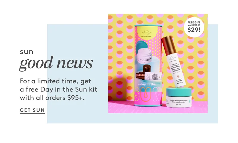 Get A Free Day In The Sun Kit With All $95+ Orders