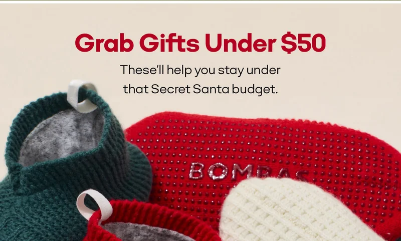 Grab Gifts Under $50. These'll help you stay under that Secret Santa budget.