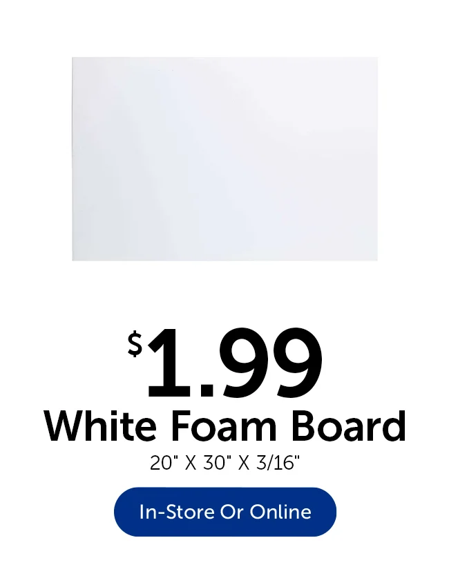 White Foam Board
