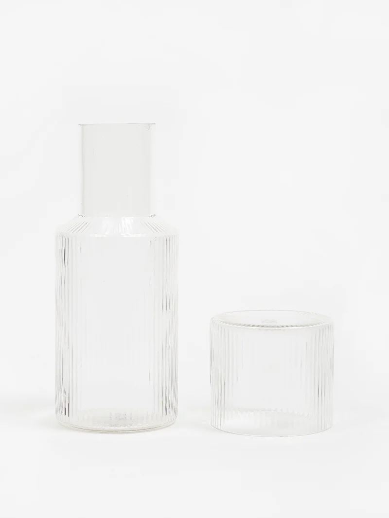 Image of ferm LIVING Ripple Carafe Set - Clear