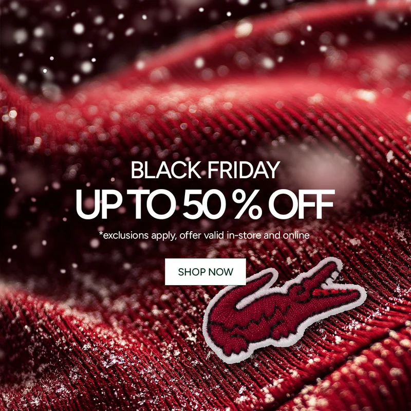 Black Friday, Up to 50% Off*