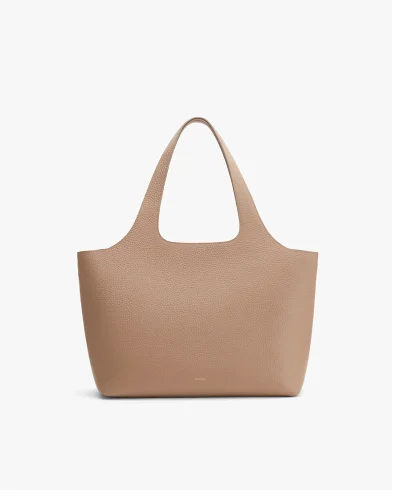System Zipper Tote 13-inch Cappuccino