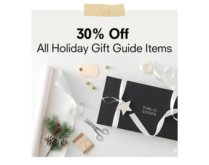 30% Off All Holiday Gift Guide Items with code GG30