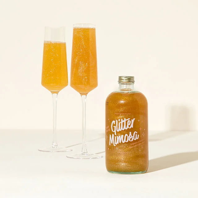 Tangerine & Mango Glitter Mimosa Mixer
