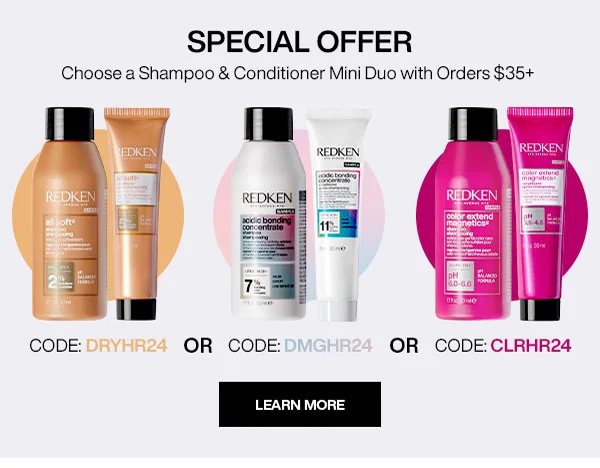 shampoo and conditioner minis