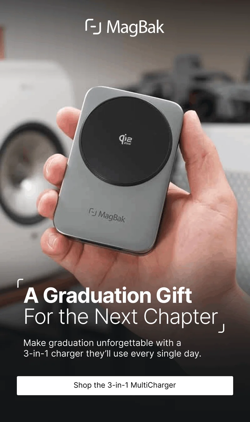 A Graduation Gift For the Next Chapter Make graduation unforgettable with a  3-in-1 charger they’ll use every single day.