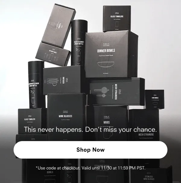 Use code: BLACKFRIDAY. This never happens. Don't miss your chance.