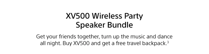 XV500 Wireless Party Speaker Bundle