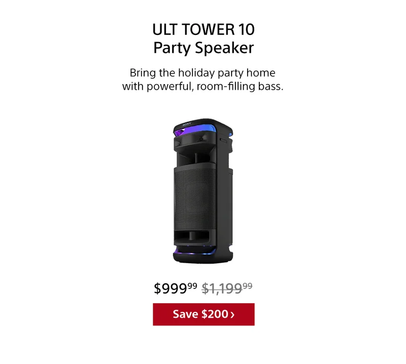 ULT TOWER 10 Party Speaker | 999.99 Save $200