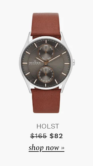 Holst watch. Was $165. Now $82. Shop now.